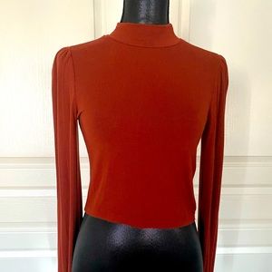 Wilfred Small top with bubble sleeve